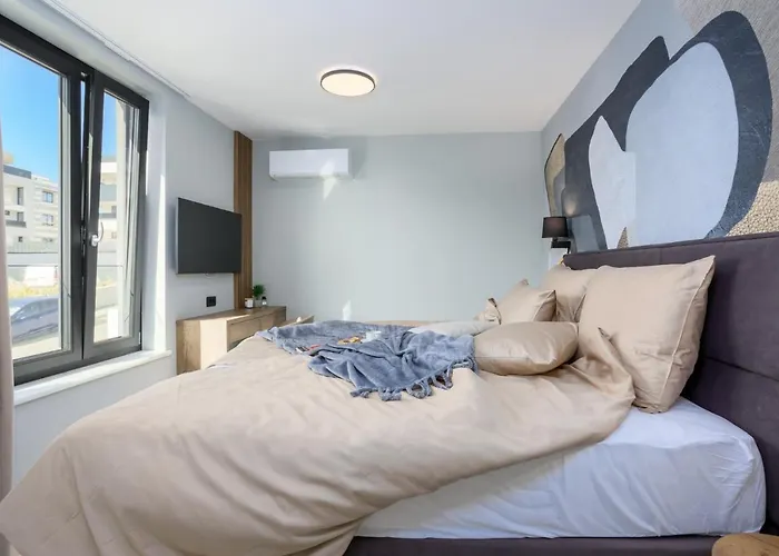 Deluxe With Heated Pool, Whirpool, Sea View Near Beautiful Iii - By Traveler Tourist Agency Krk Id 2402 * Krk Town