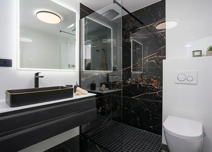 Deluxe With Heated Pool, Whirpool, Sea View Near Beautiful Iii - By Traveler Tourist Agency Krk Id 2402 *