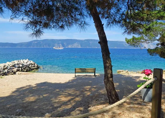 Deluxe With Heated Pool, Whirpool, Sea View Near Beautiful Iii - By Traveler Tourist Agency Krk Id 2402