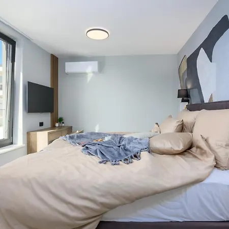 Deluxe With Heated Pool, Whirpool, Sea View Near Beautiful Iii - By Traveler Tourist Agency Krk Id 2402 * Krk Town