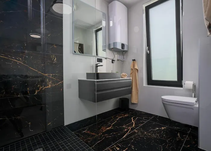 Deluxe With Heated Pool, Whirpool, Sea View Near Beautiful Iii - By Traveler Tourist Agency Krk Id 2402 Krk Town